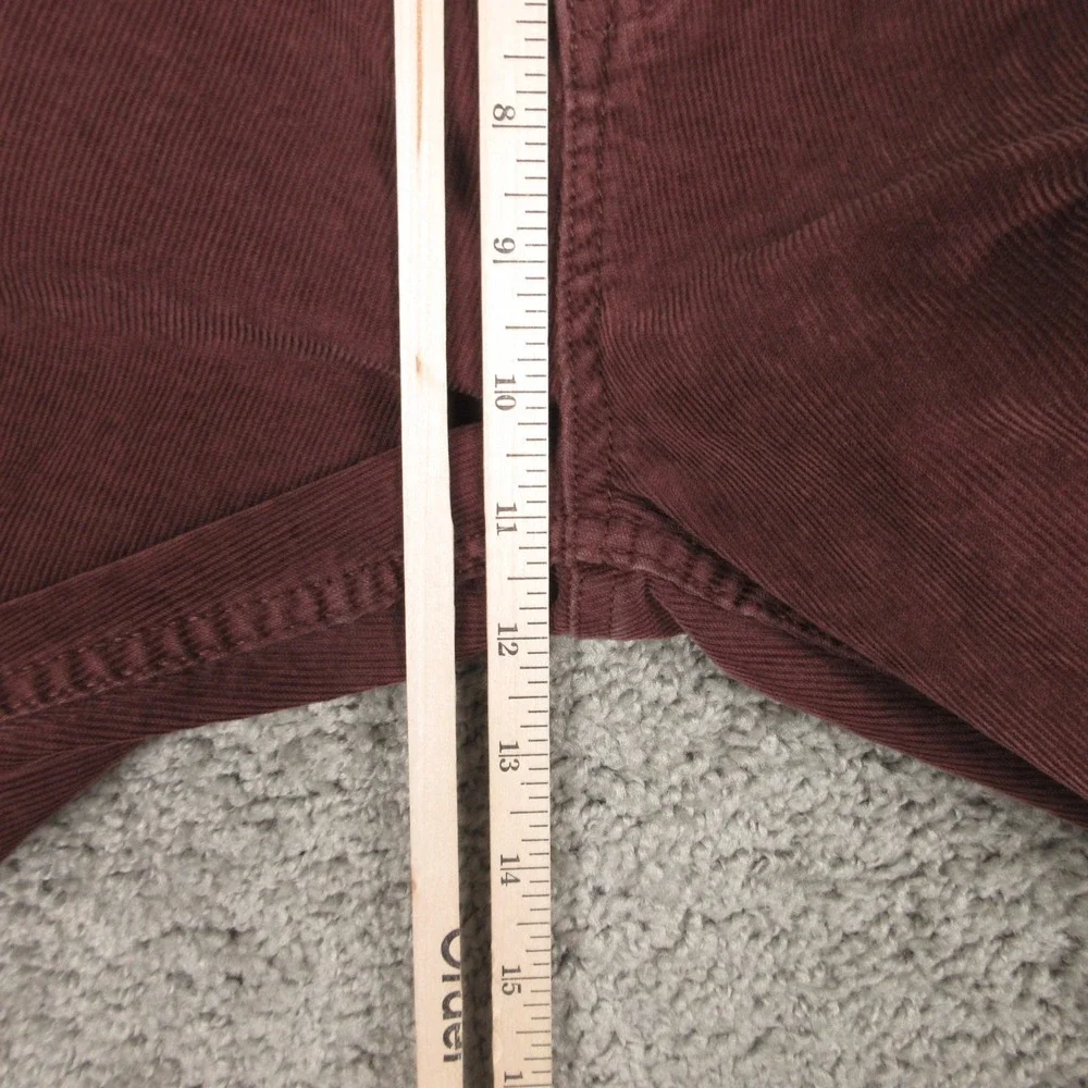 Banana Republic Pants Mens 35x32 Red Faded Corduroy 5 Pocket‎ Chino Barn Chore